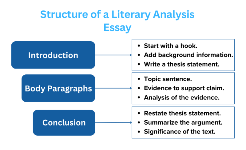 Analyzing literary analysis essay.